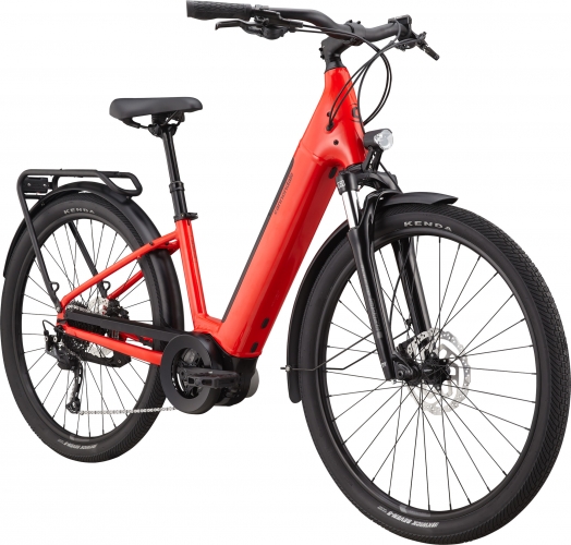 2021 Cannondale Adventure Neo 3 EQ red side