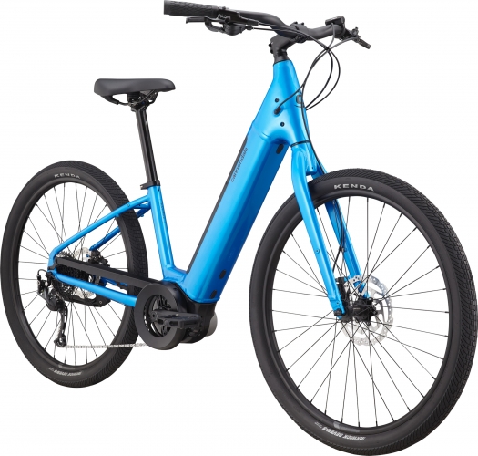2021 Cannondale Adventure Neo 4 blue side