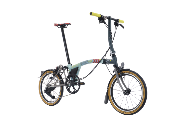 Brompton P-Line 12 speed - Low - Tour De France 2025 Special