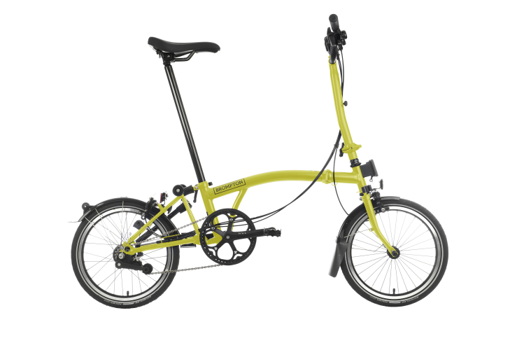 Brompton C Line Explore 6 Speed - High Handlebar - Yuzu Lime