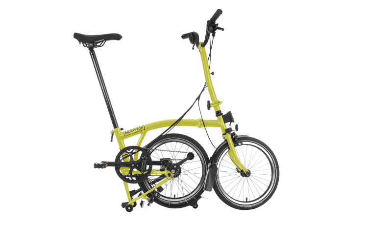 Brompton C Line Explore 6 Speed - High Handlebar - Yuzu Lime
