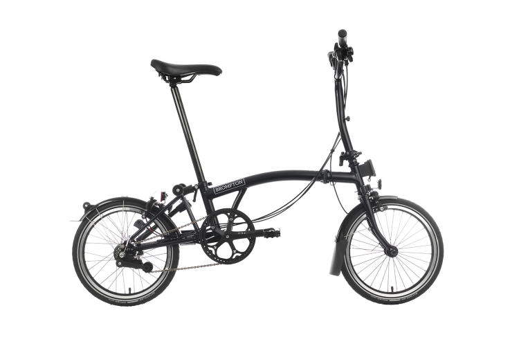 Brompton C Line Explore 6 Speed - Mid Handlebar - Black with C17 Saddle
