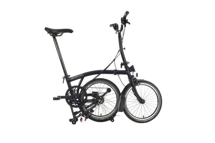 Brompton C Line Explore 6 Speed - Mid Handlebar - Black with C17 Saddle