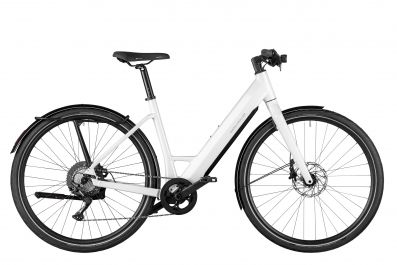 Riese und Muller UBN Six Touring - Pure White - 45cm - 430Wh - Comfort Kit - Frame Lock - Rear Carrier