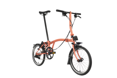 Brompton C Line Explore 6 Speed - Low Handlebar - Fire Coral