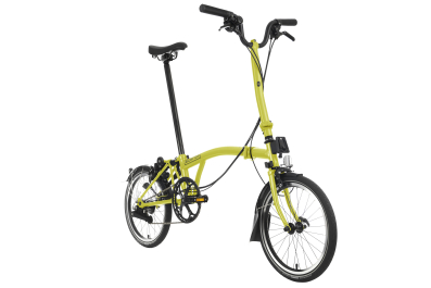 Brompton C Line Explore 6 Speed - High Handlebar - Yuzu Lime