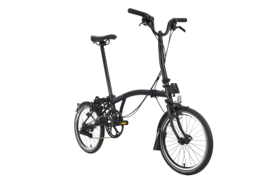 Brompton C Line Explore 6 Speed - Mid Handlebar - Black with C17 Saddle