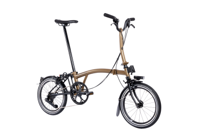 Brompton P Line Explore 12 Speed - Mid Handlebar - Bronze Sky